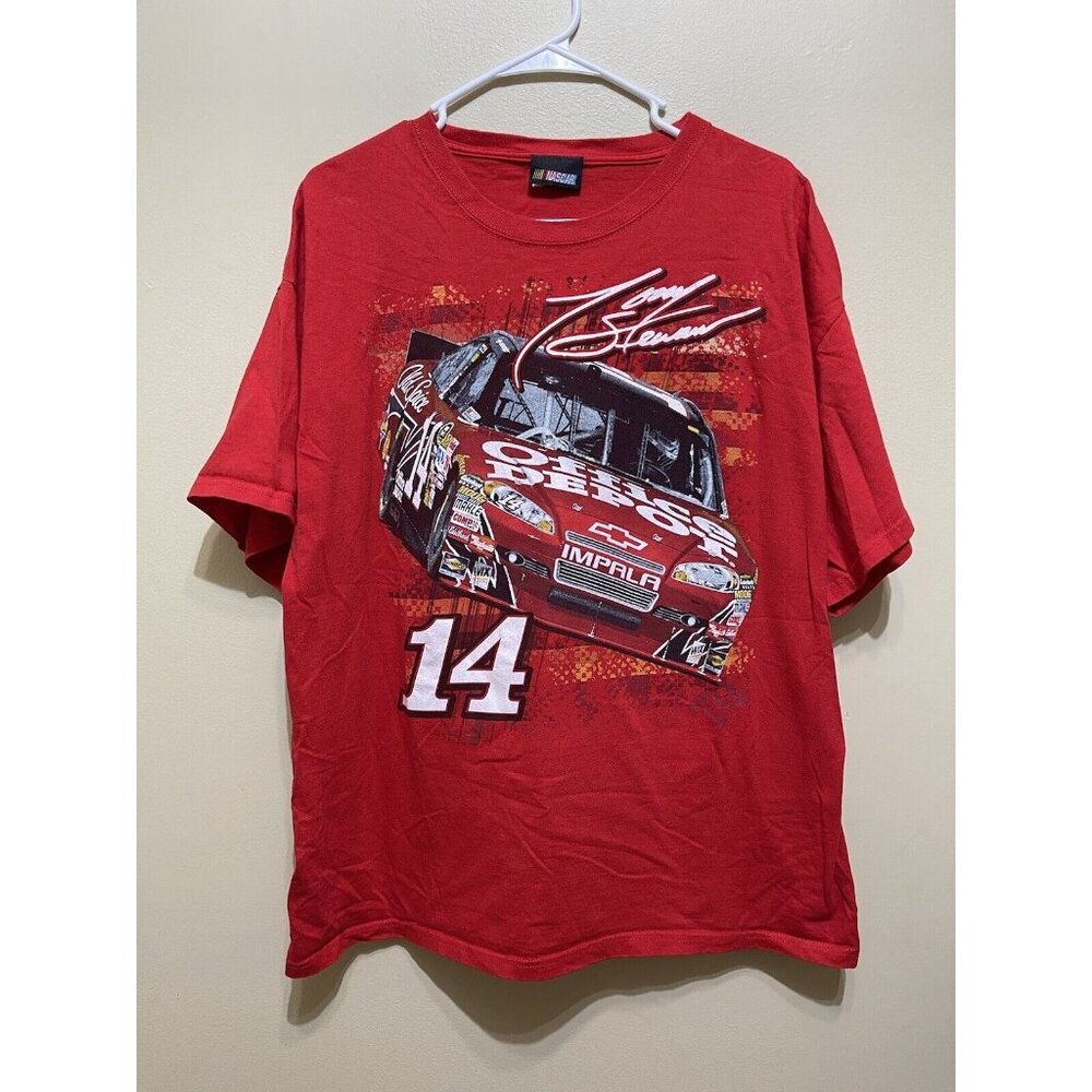 TONY STEWART | NASCAR | Graphic T-Shirt | Men’s XL | Red